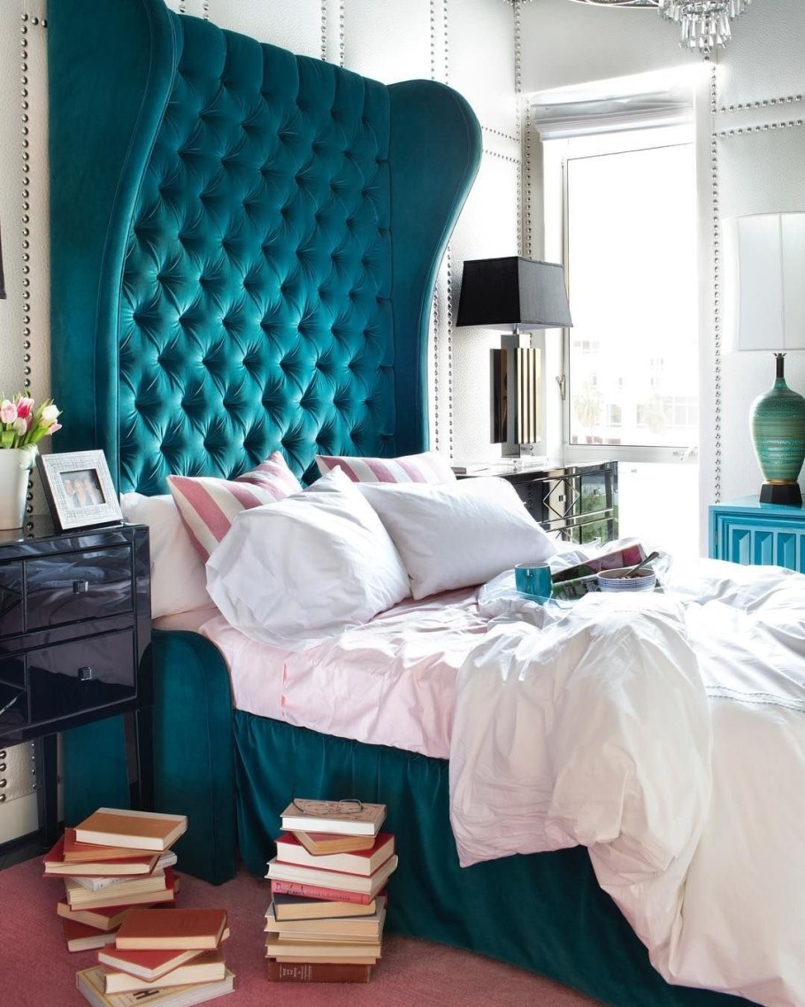 Спальня в изумрудном цвете