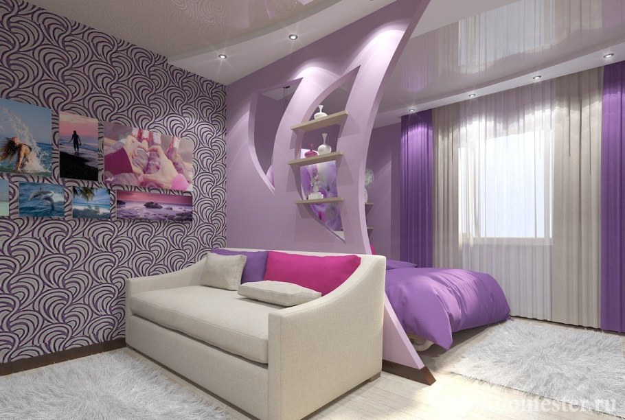 Зонирование однокомнатной квартиры