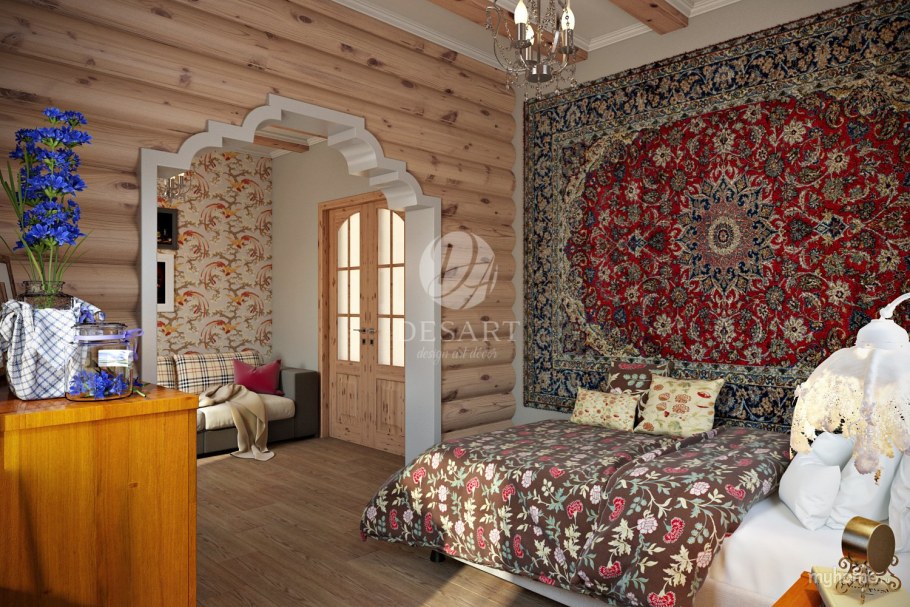 Современный русский стиль в интерьере