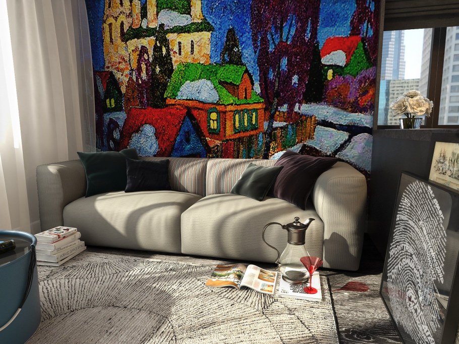 Настенные ковры в современном интерьере