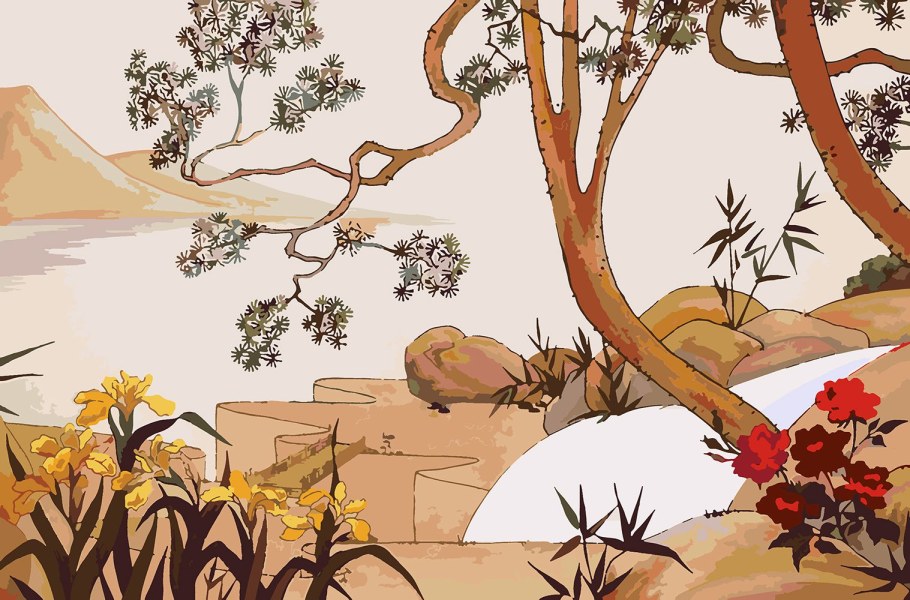 Декоративная живопись Японии