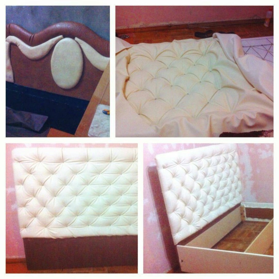 Кровать с каретной стяжкой