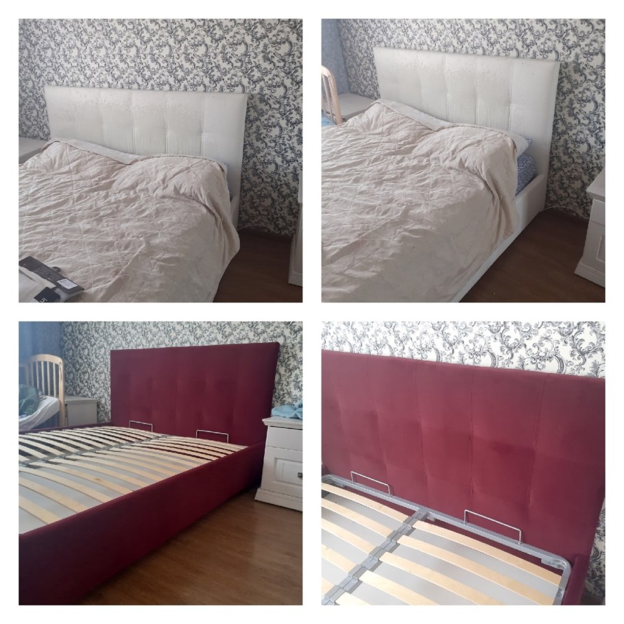 Перетянуть кровать