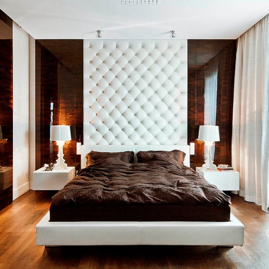 3д панели в спальне