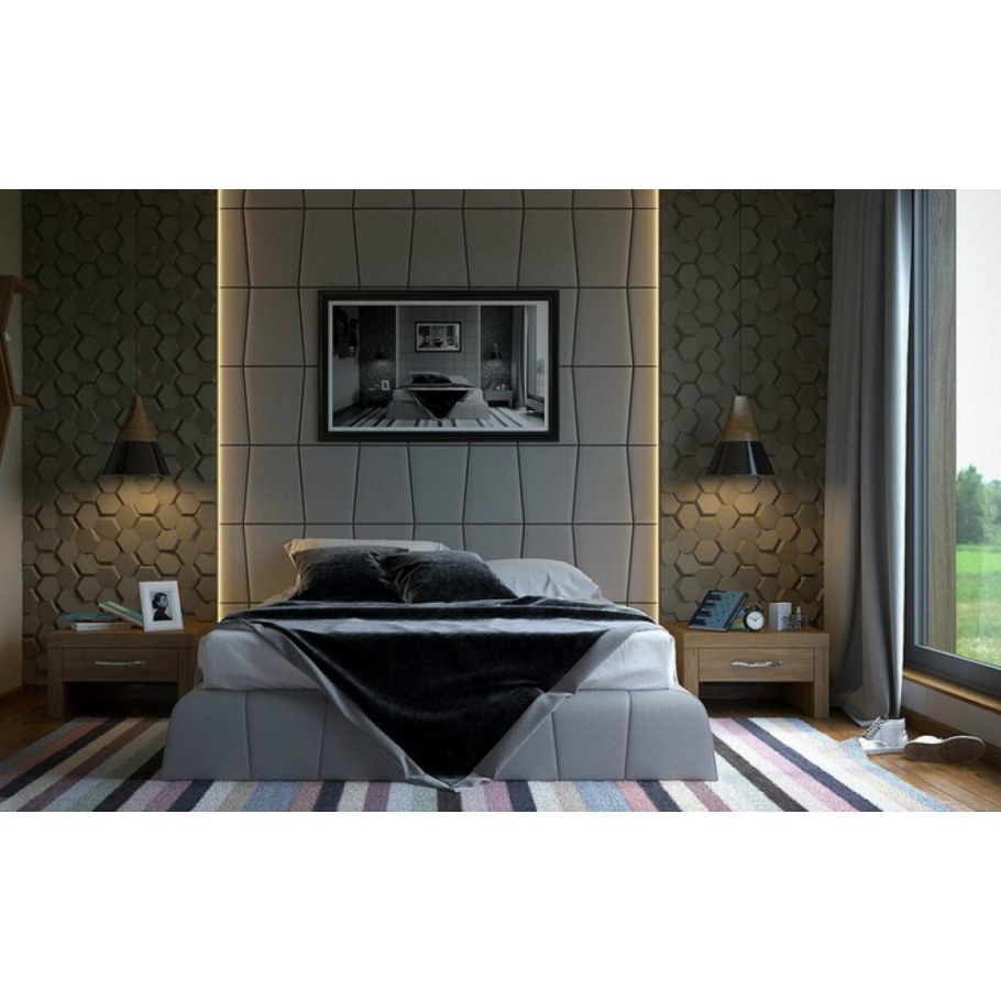 3d панели для стен в интерьере спальни