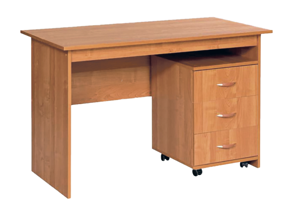 Стол письменный цвет ольха