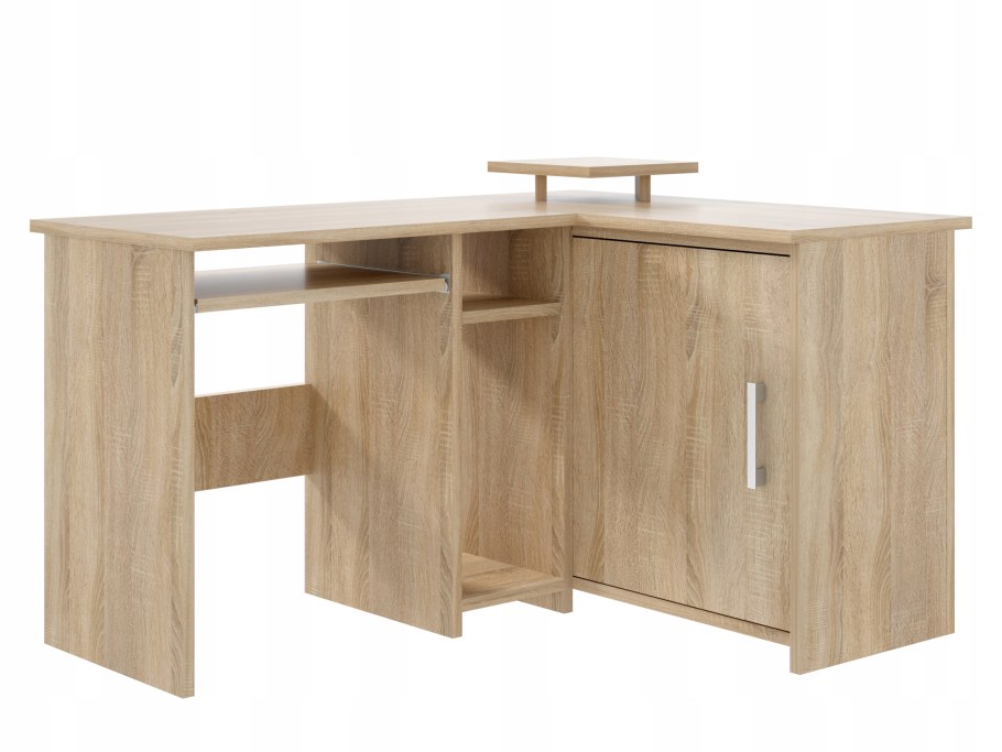 Стол угловой письменный дуб сонома