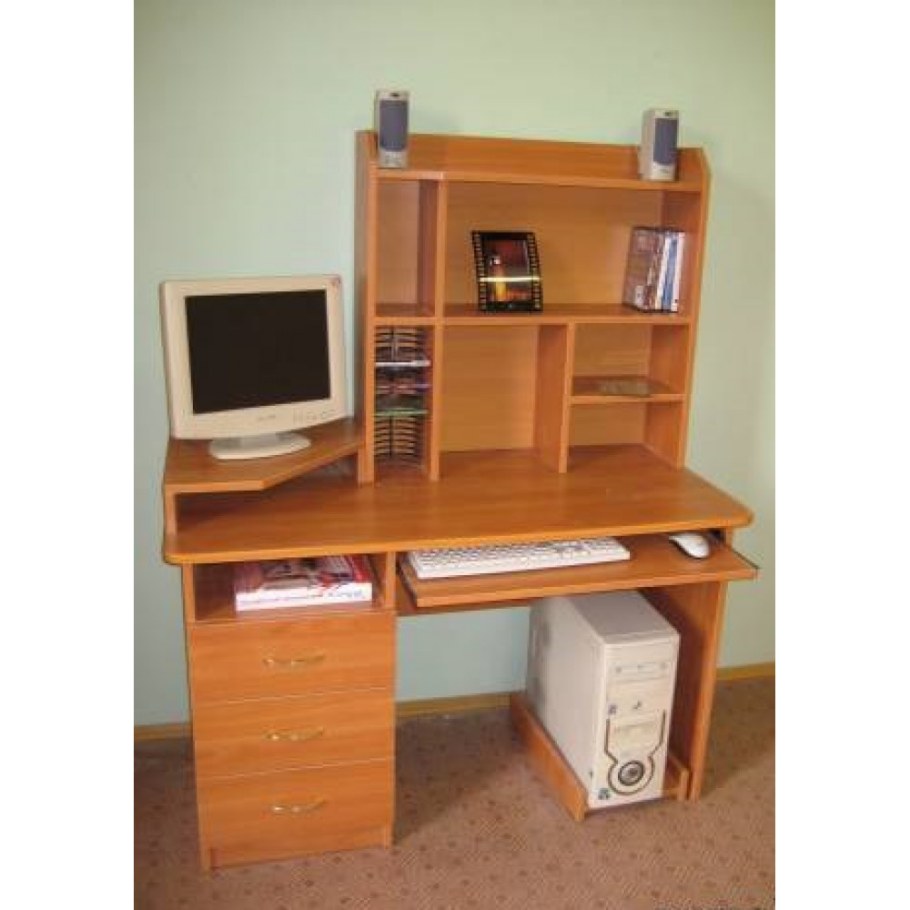 Стол письменный компакт 1200 ольха