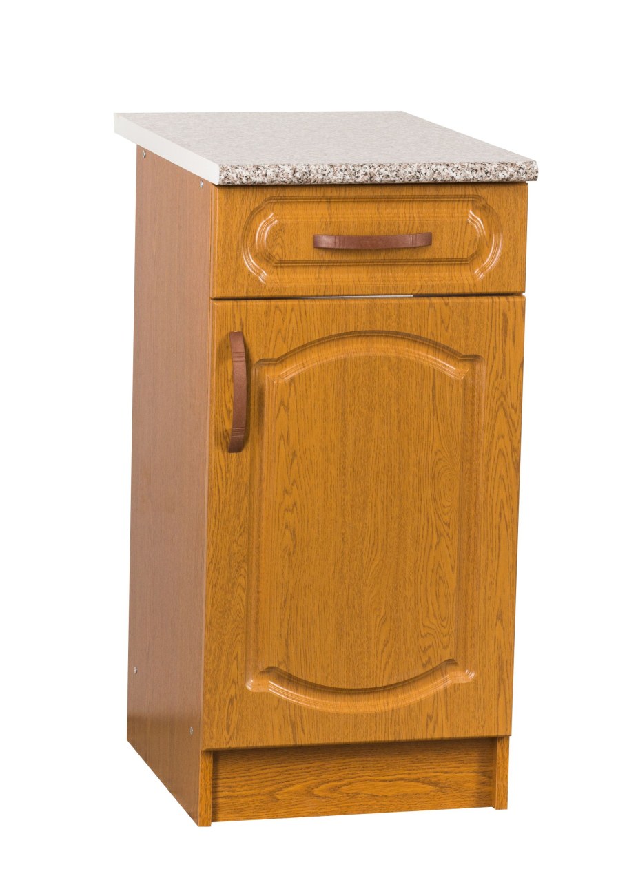 Стол рабочий СТК 80 ольха 2 ящика фасад МДФ 23162