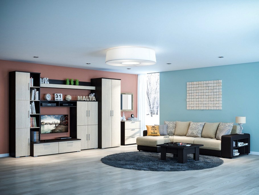 Стенка Мальта венге дуб фл.20.20