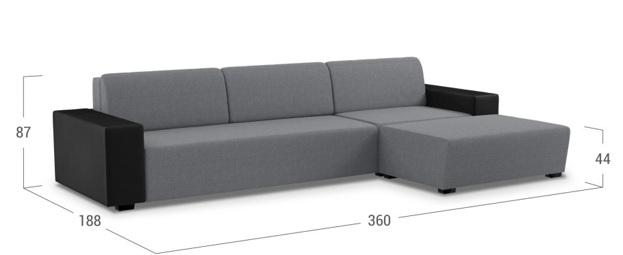 Диван угловой Малибу (Мальта)