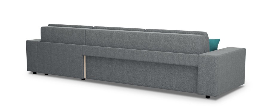 Диван угловой Мальта 108 3 м 60 серый