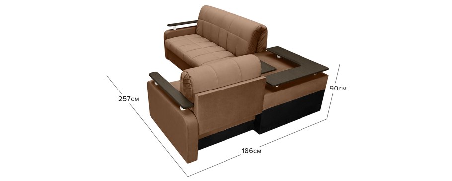 Прямой диван Денвер Люкс BMS