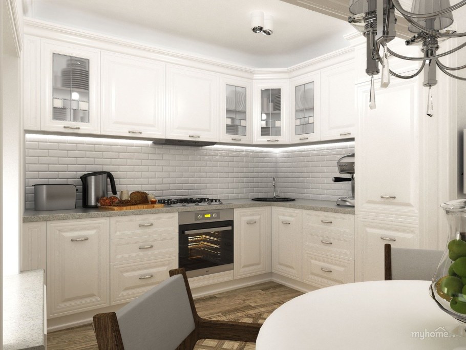 Кухня Неоклассика белая