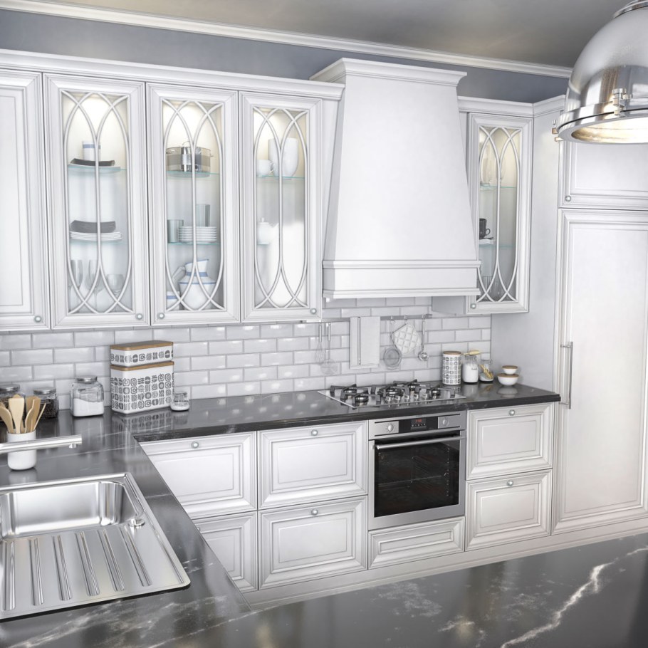 Кухня Неоклассика Мария белая