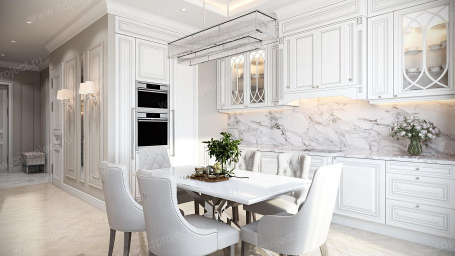 Кухня Неоклассика Мария белая