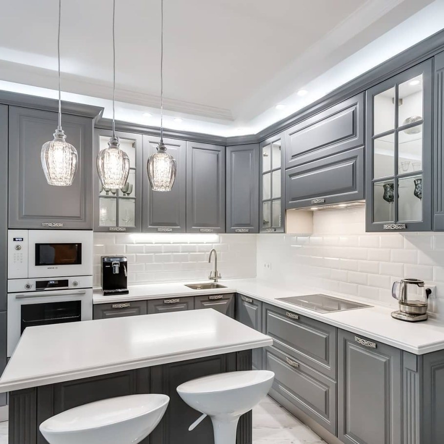 Кухни Неоклассика 2022 угловые