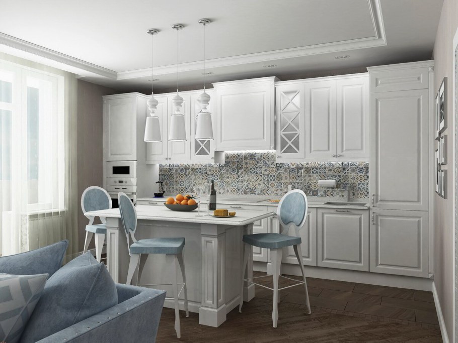 Кухня Неоклассика Мария белая