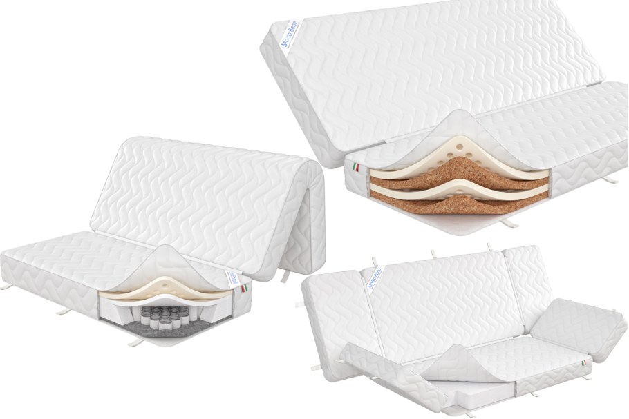 Матрас Аскона складной тонкий на диван 200/200