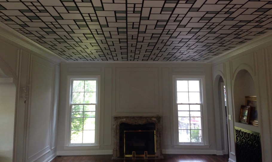 Бюджетная отделка потолка