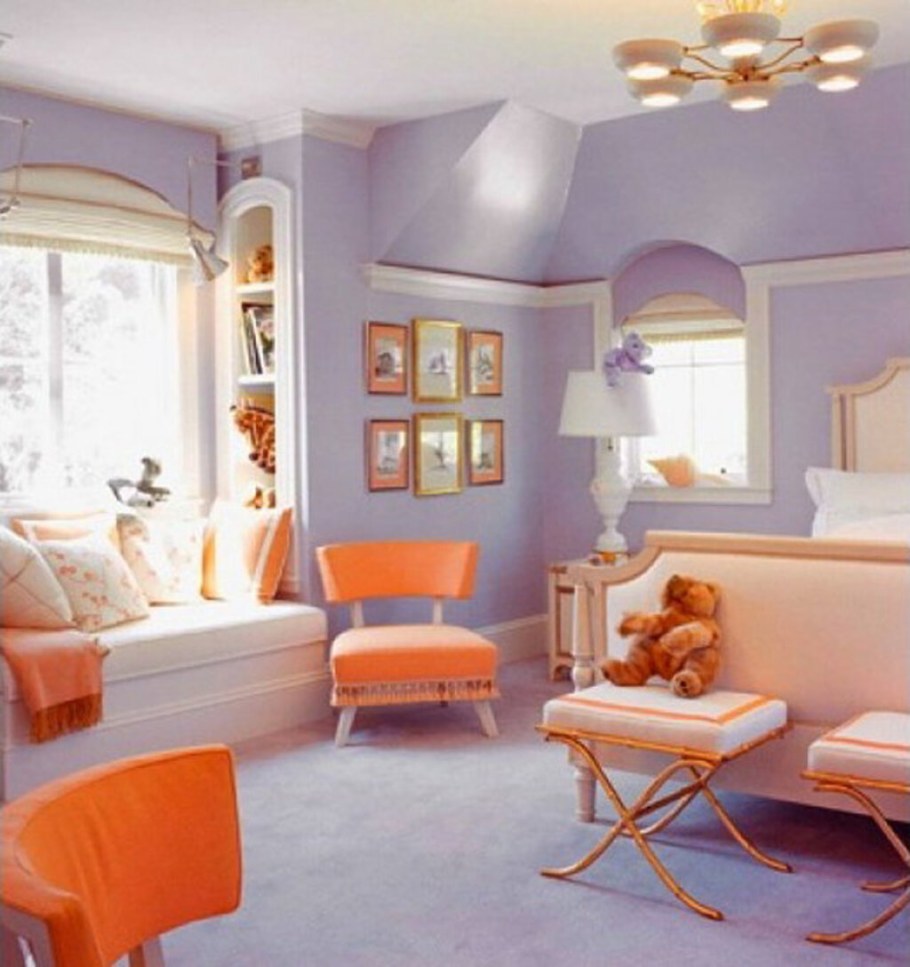 Интерьер в персиковых тонах