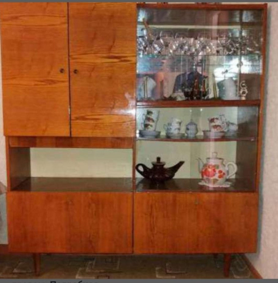 Перекраска советского серванта