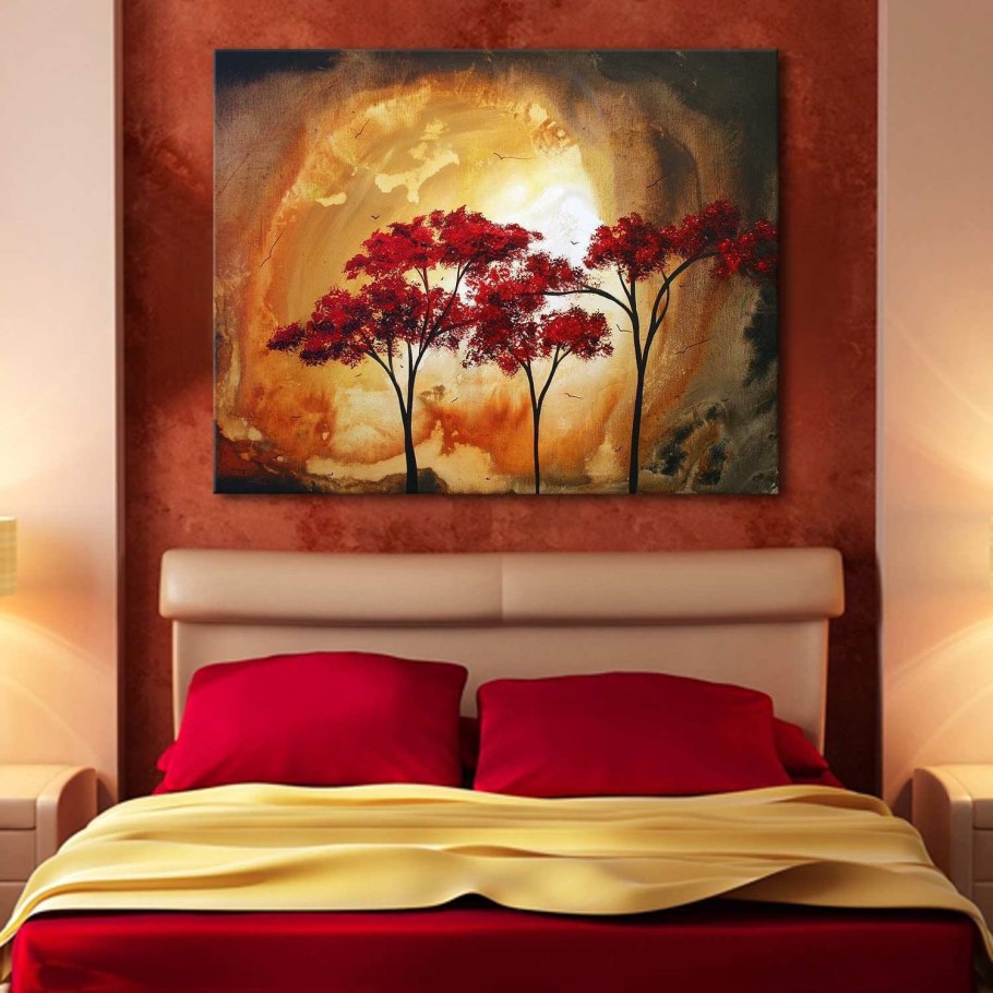 Постеры в интерьере спальни