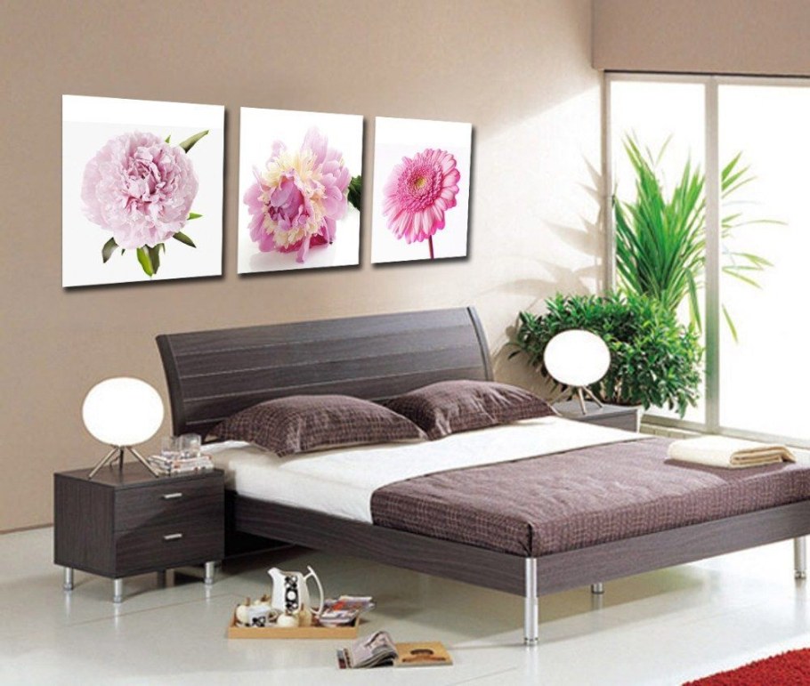 Модульные картины для спальни