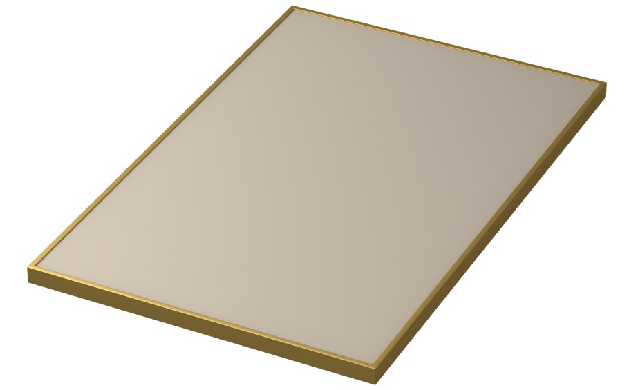 Стекло в алюминиевой рамке