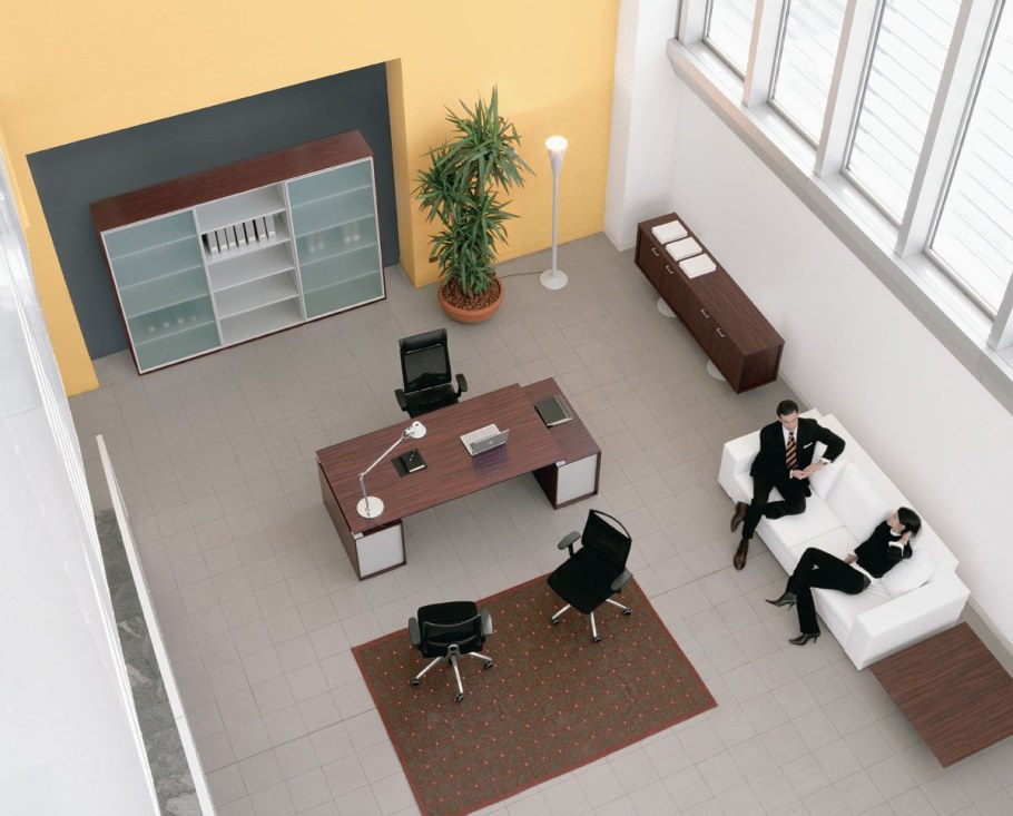 Расстановка офисной мебели
