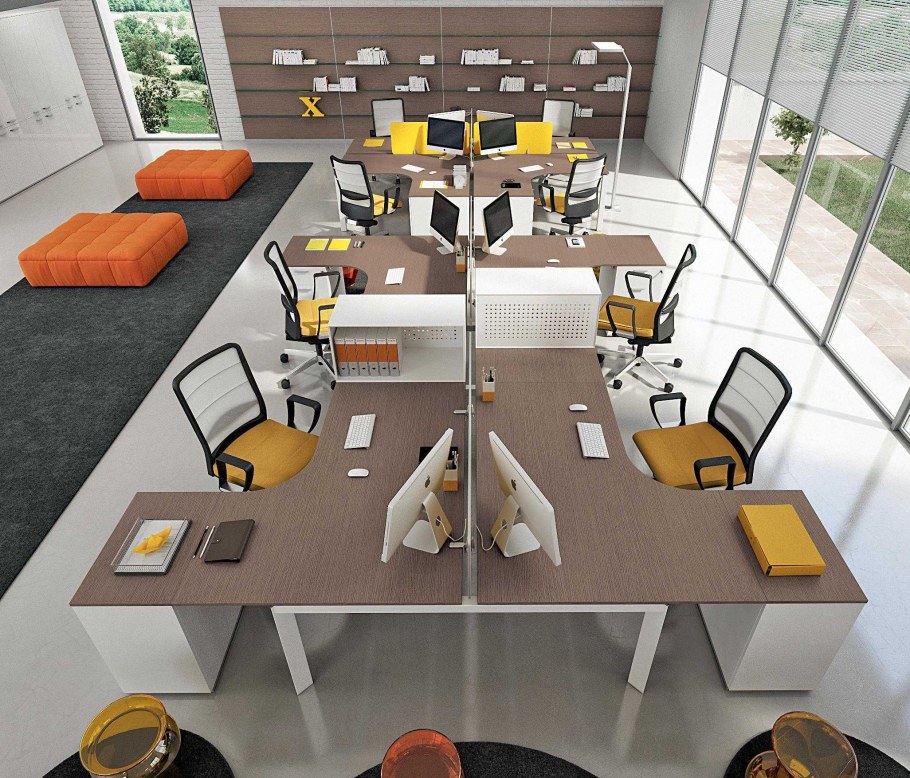 Планировка опен Спейс 6 человек