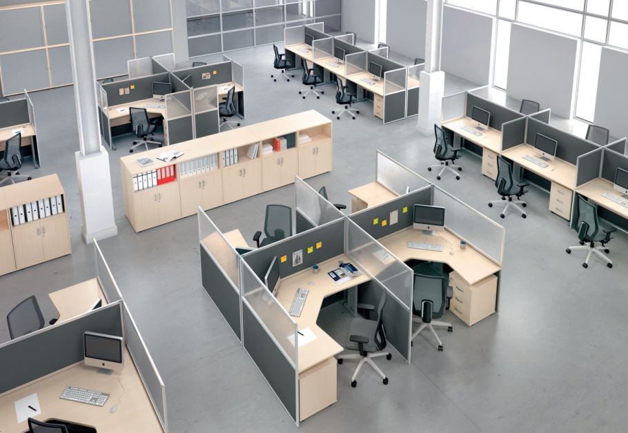 Планировка рабочих мест в офисе
