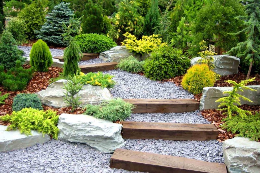 Японский сад, Альпийская горк