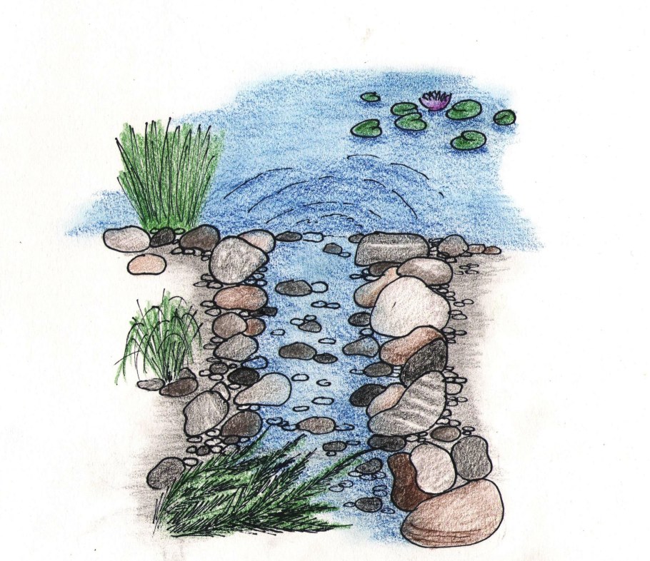 Ландшафт рисунок