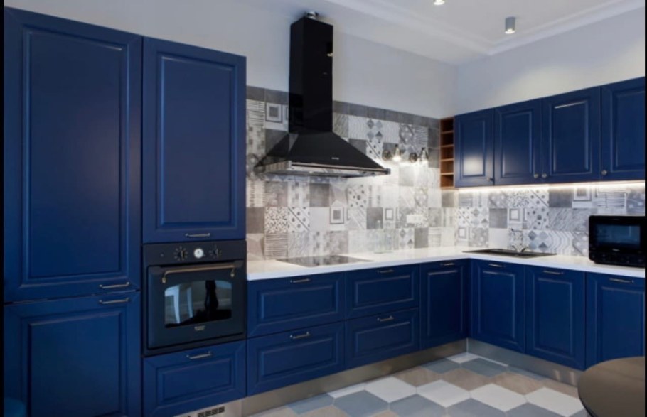 AXTAD икеа кухни синяя