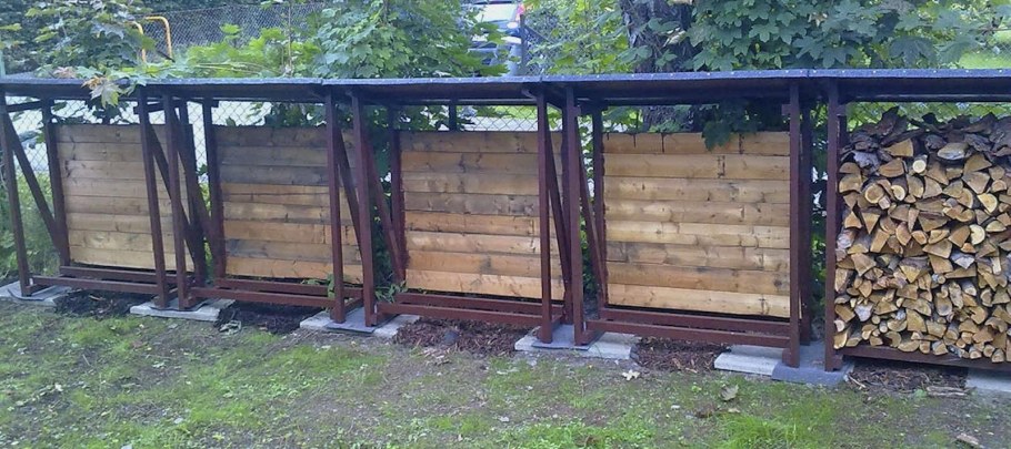 Дровница «Greenstorage» в 230х75х190