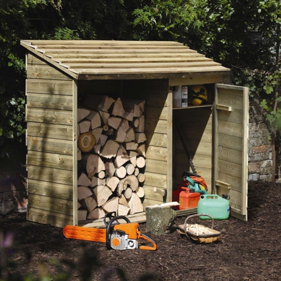 Хозблок сарай с дровяником