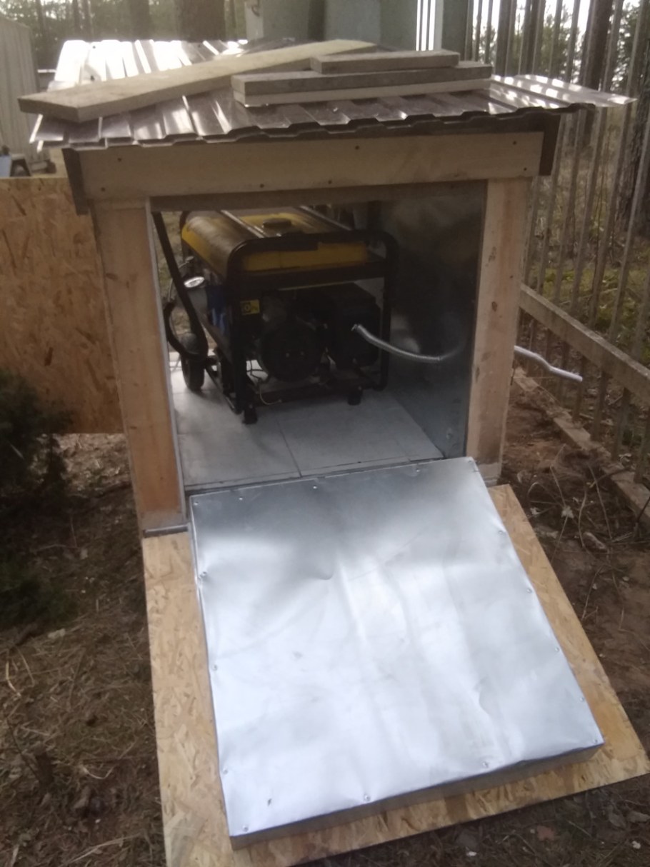 Ящик шумопоглощающий для генератора