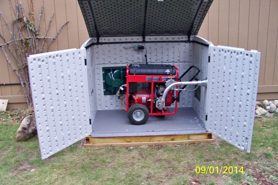 Всепогодный шумозащитный кожух для генератора sb1200