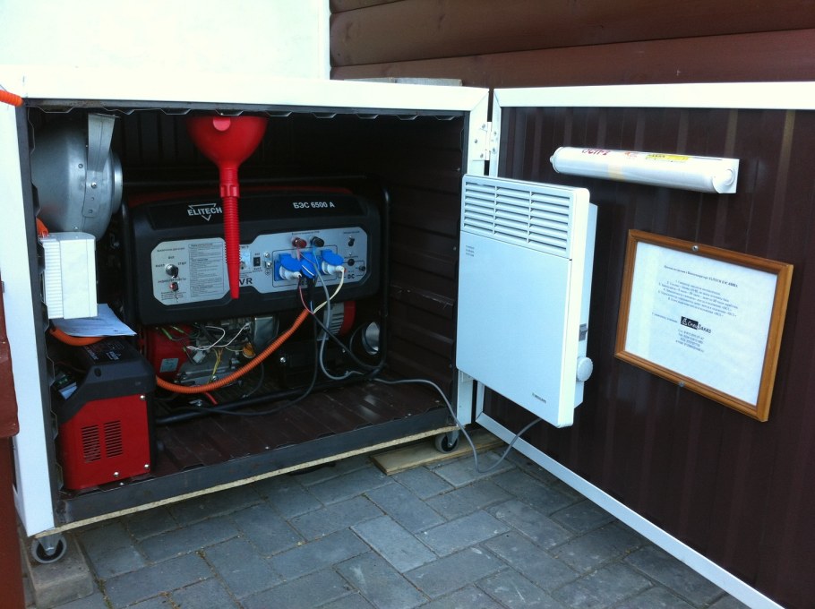 Домик для генератора