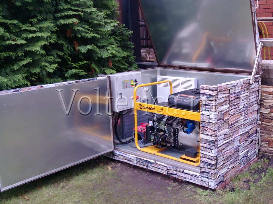 Шумозащитный кожух для генератора 32 МВТ