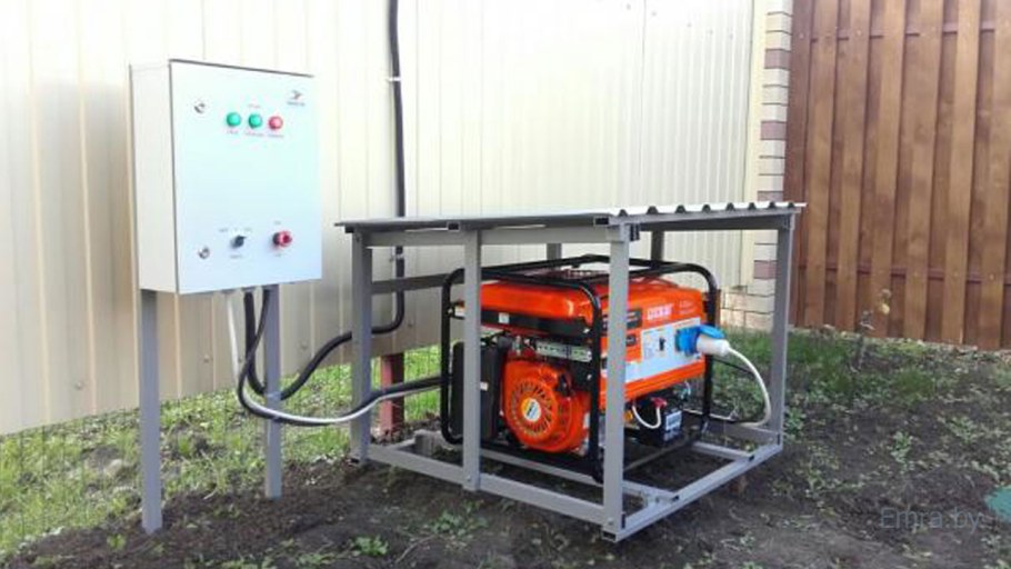 Навес для электрогенератора