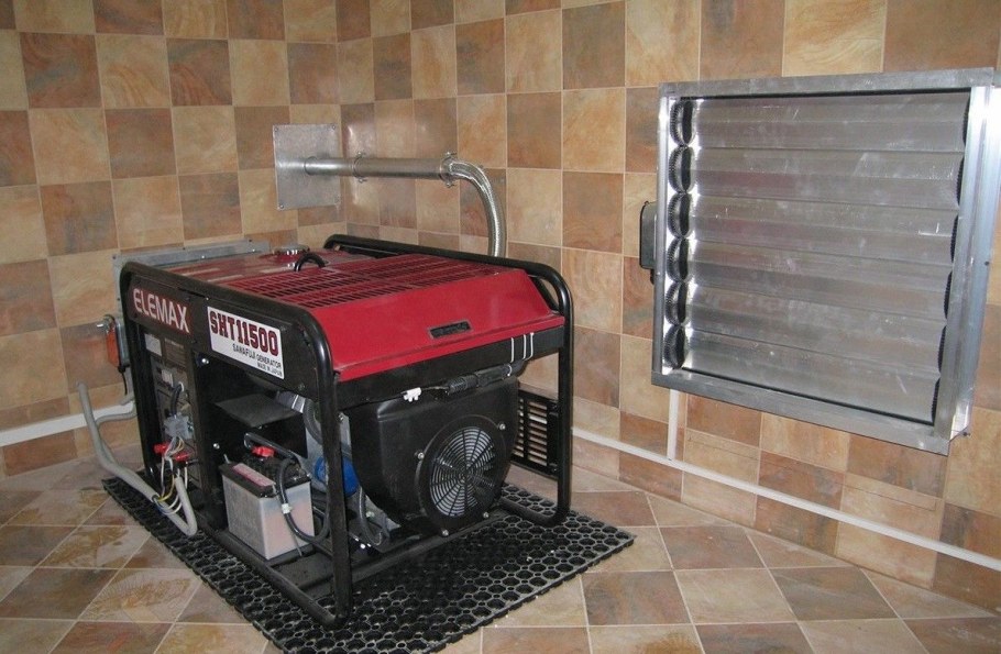 Монтаж бензинового генератора