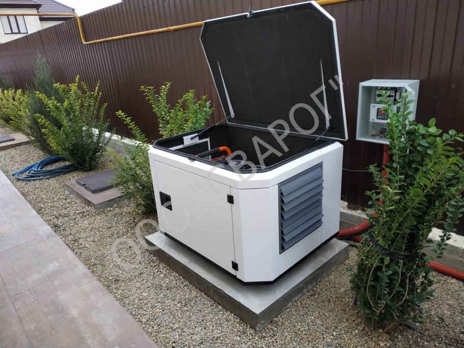 Всепогодный шумозащитный кожух для генератора sb1200