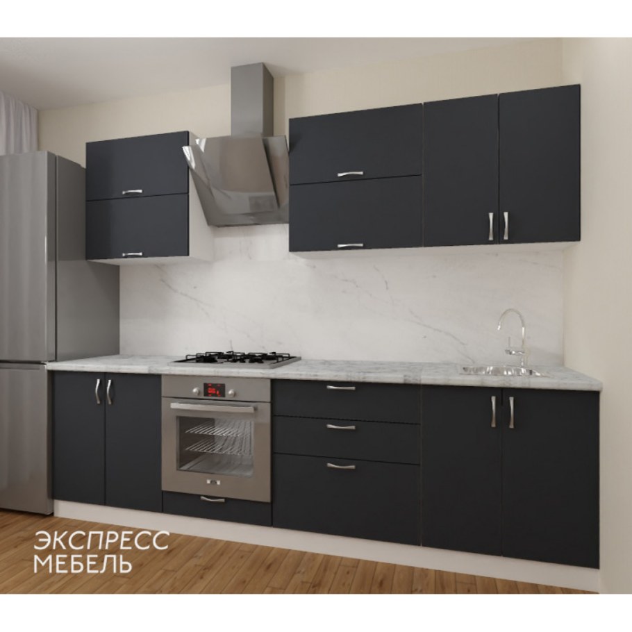 Кухня Глетчер маренго Силк 1.6