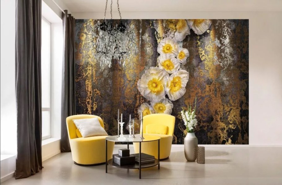 Настенные фрески в интерьере