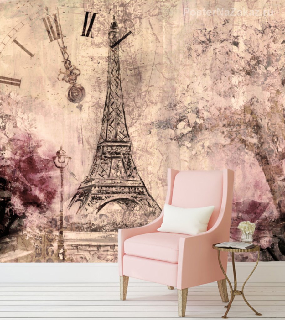 Фотообои с Эйфелевой башней