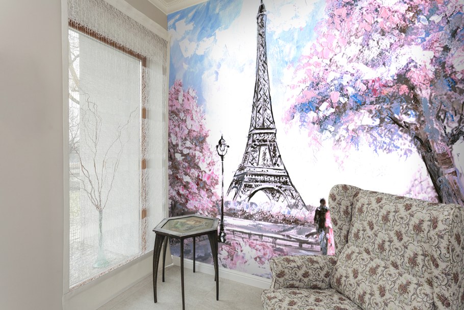 Фотообои с Эйфелевой башней