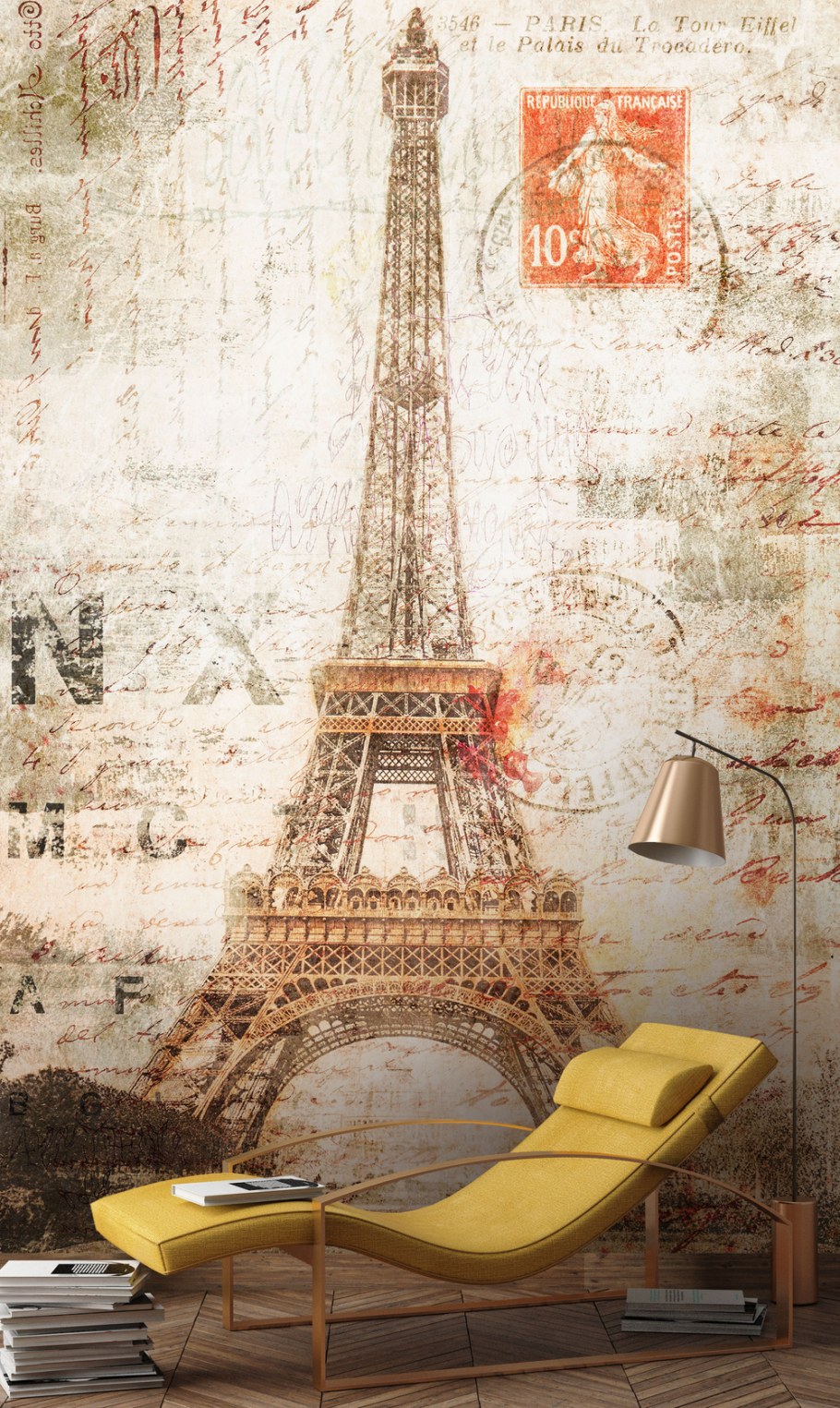 Фотообои Париж в интерьере
