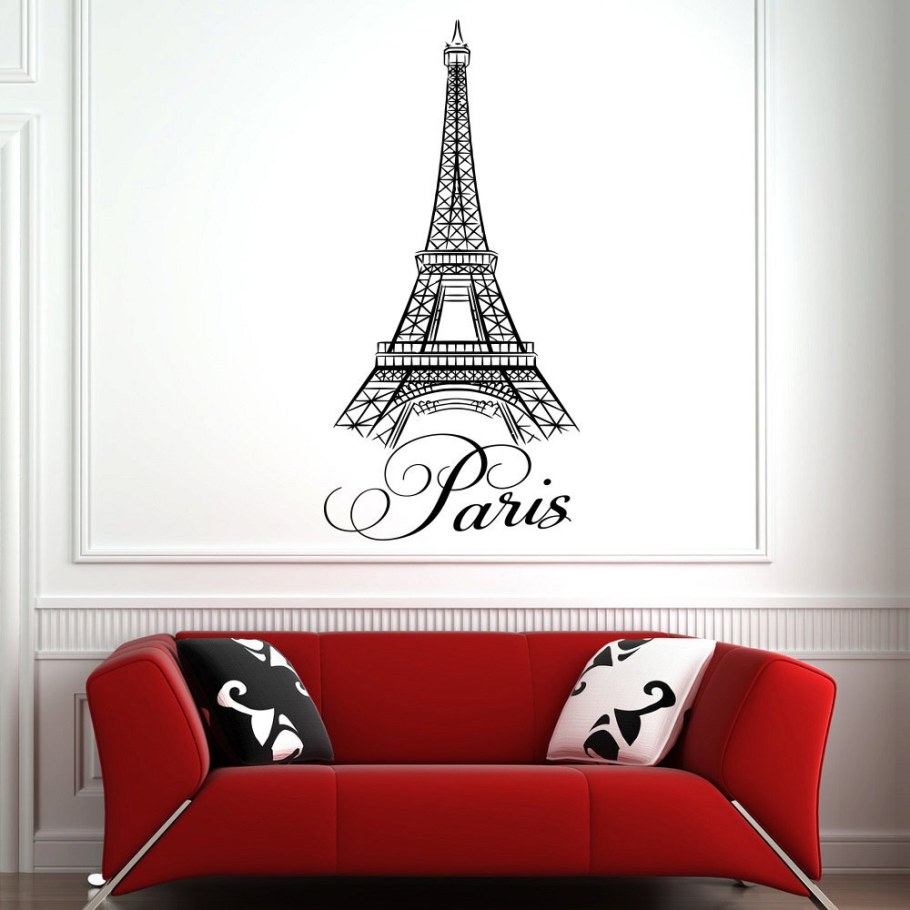 Наклейки на стены Париж